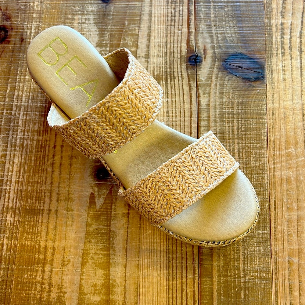 New neutral sandal